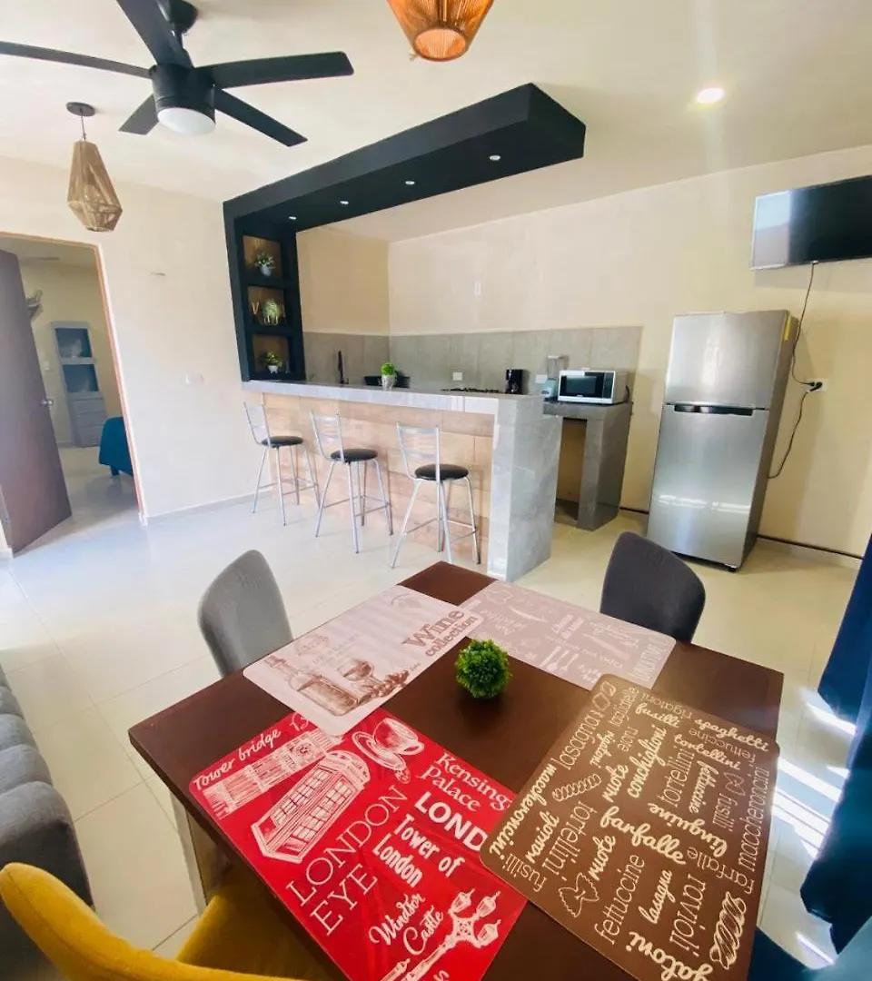 公寓 Apartamento Av10 Playa 普拉亚卡门